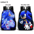 Sonic 3D Printed schoolbag backpack set