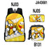 Shovelware Brain Game Schoolbag lunch bag pencil case backpack 3pcs set