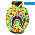 Bape Shark Hoodie 3d Printed Ape Sweatshirt Pullover