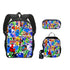 Rainbow Friends Schoolbag  backpack lunch box pencil cases set