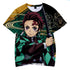 Kimetsu No Yaiba T Shirt Unisex 3d Printed Demon Slayer T-shirt