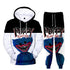 Poppy Playtime Bobbi's Game Time Hoodie Sweater Casual Jogger Pants Two-piece Set