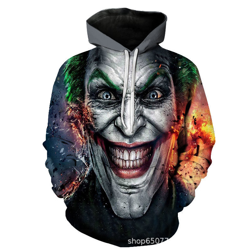 Joker 3D Printed Men's Casual Hooded Sweater - product image 5
