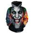 Joker 3d Printed Men's Casual Hooded Sweater