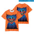 Poppy Playtime Short Sleeve T-shirt Bobby's Game Time 3d T Shirt