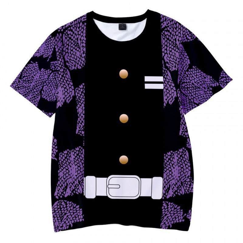 Kimetsu No Yaiba Demon Slayer Anime Print 3d T Shirt Unisex T-shirt
