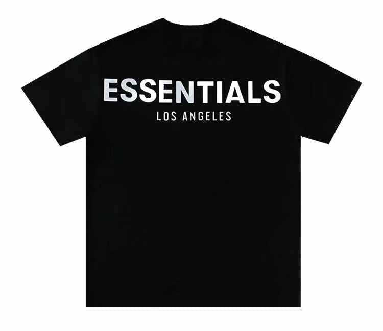 Short Sleeve Reflective Fearof God Essentials Fashion Brand Los Angeles Classic T Shirt