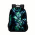 Abstract backpack schoolbag