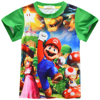 Super Mario 3d Printed Children's T Shirt Kids T-shirt