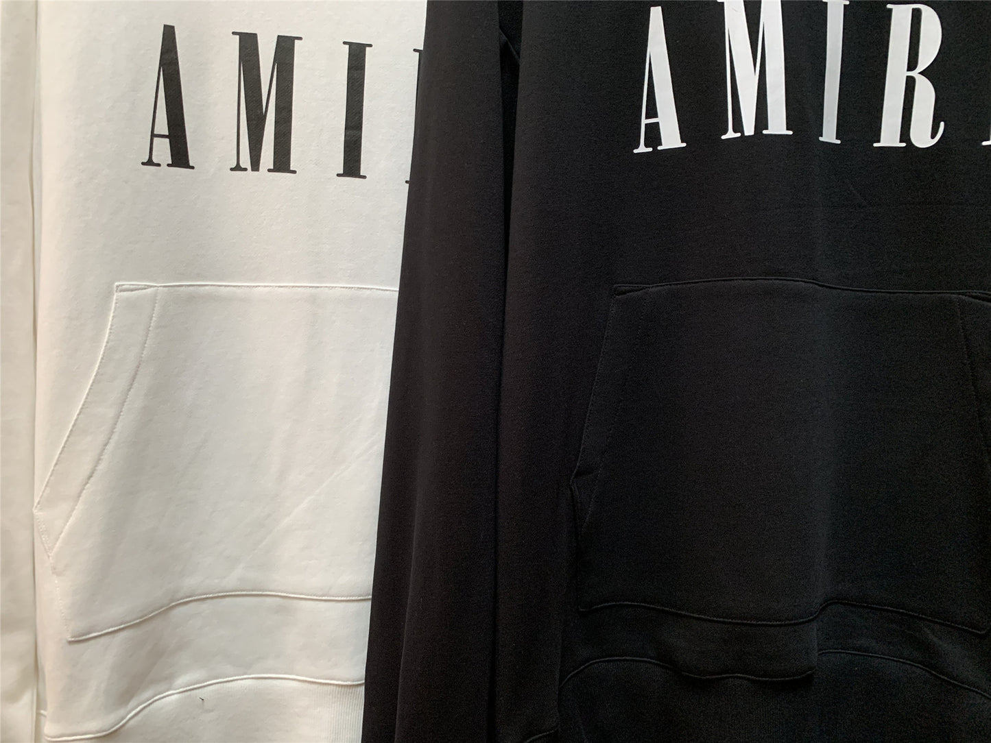 Amiri Letters Logo Printed Hooded Heavy Terry Sweatshirt Pullover Hoodie