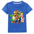 Super Mario Cotton T Shirt 3d Printed T-shirt For Children