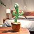 Tiktok Talking And Shining Learning Tongue Dancing Cactus Plush Toy Doll