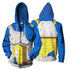 Dragon Ball Cosplay Figure Goku Vegeta Zipper Sweater Men's Hoodie Coat Sweatshirt Pullover