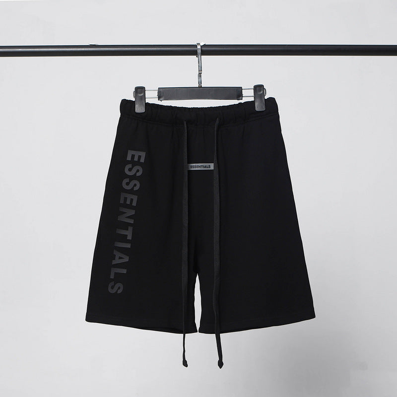 Essentials Letter Printing Unisex Shorts Fashionable Middle Pants - product image 21