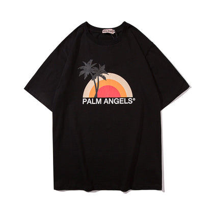 Palm Angels T Shirt Letter Print Casual T-shirt