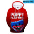 Poppy Playtime 3d Digital Printed Hoodie Bobbi's Game Time Sweater Pullover Sweatshirt