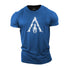 Fitness Printed Letters Large Size Sports Outdoor T-shirt Gym T Shirt