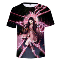 Kimetsu No Yaiba T-shirt Demon Slayer 3d T Shirt
