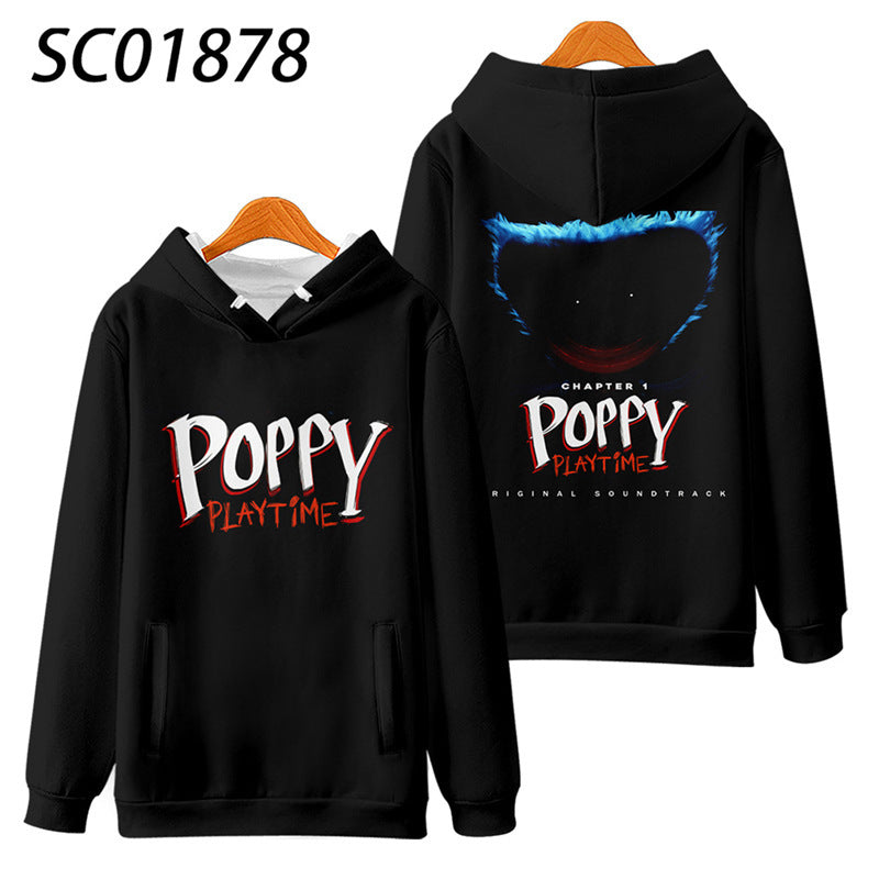 Poppy Playtime Bobby Game 3d Digital Printing Casual Hoodie Sweatshirt Pullover