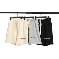 Fear Of God Season 6 Essentials Letter Printed Shorts Beach Pants
