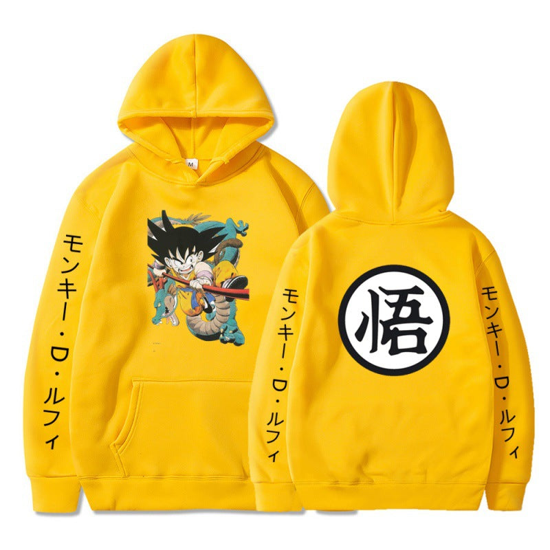 Dragon Ball Z Goku Printed Hoodie Sweatshirt Pullover