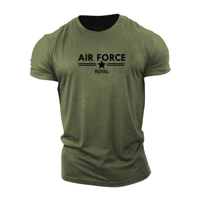 Fitness Printed Letters Large Size Sports Outdoor T-Shirt Gym T-Shirt – Style Black on red background - product image 15