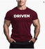 Deiven Fitness T-shirt Men's Cotton Letters Breathable Gym T Shirt