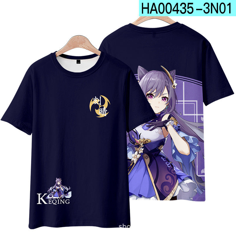 Genshin Impact T Shirt Unisex 3d Printed T-shirt