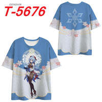 Genshin Impact 3d Printed T Shirt Unisex T-shirt