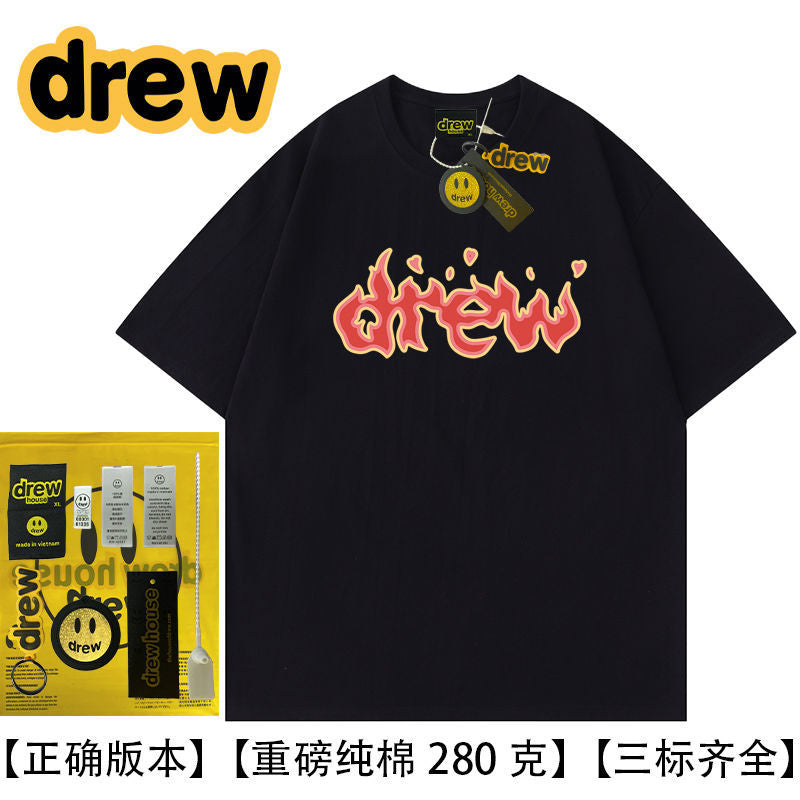 Drew Hussry Smiling Face Flame T-Shirt - product image 6