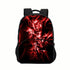 Abstract backpack schoolbag