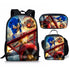 Sonic backpack schoolbag lunch bag pencil case set