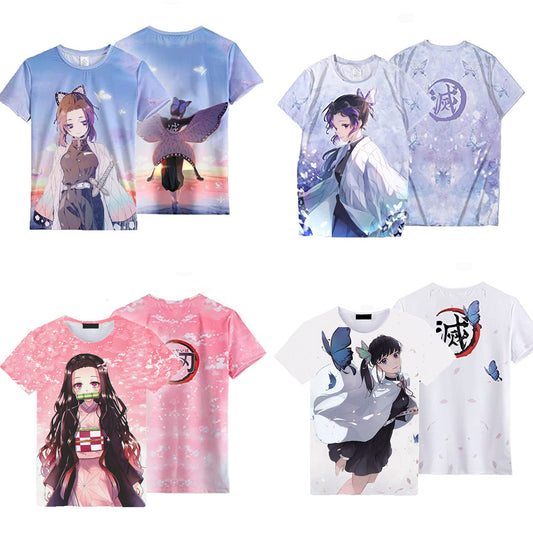 Kimetsu No Yaiba T-shirt Demon Slayer 3d Unisex T Shirt