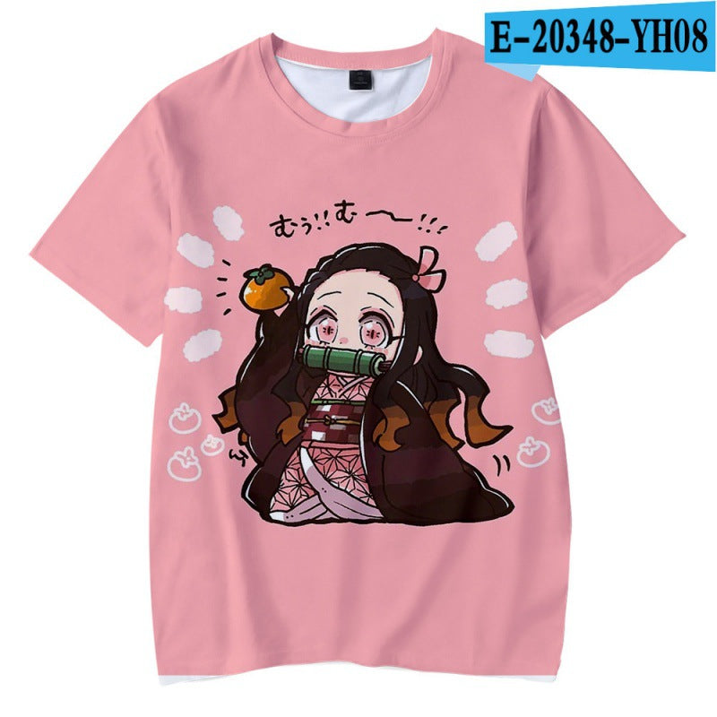 Kimetsu No Yaiba Demon Slayer 3d Printed T Shirt Unisex T-shirt