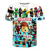 Minecraft 3d Print Unisex T Shirt