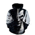 3d Digital Printing Joker Men's And Women's Casual Sweater Sweatshirt Clown Hooded Baseball Uniform