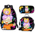 Lankybox Cartoon printed schoolbag lunch bag shoulder bag pencil cases 3pcs set backpack