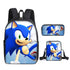 Sonic Schoolbag backpack lunch box pencil cases set