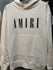 Amiri Letters Logo Printed Hooded Heavy Terry Sweatshirt Pullover Hoodie