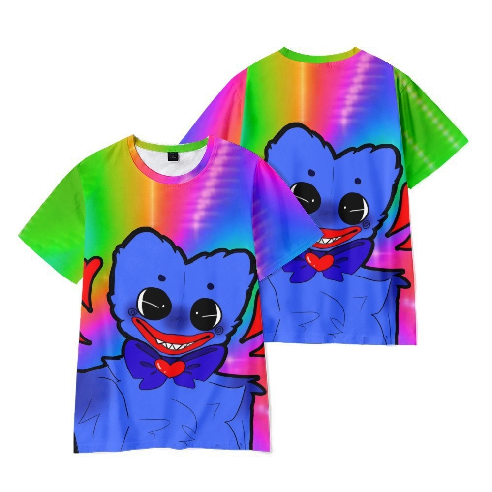 Poppy Playtime Bobby's Game Time 3d Printing Stylish Round Neck Short Sleeve T-shirt Unisex T Shirt