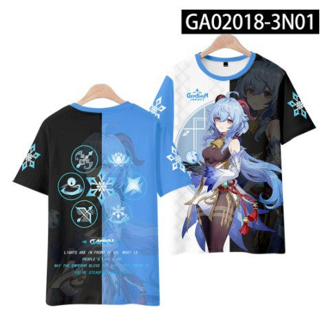 Genshin Impact Unisex T Shirt 3d Printed T-shirt