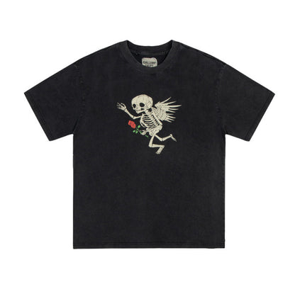 Gallery Dept Casual Loose Printed Round Neck Printed T-shirt