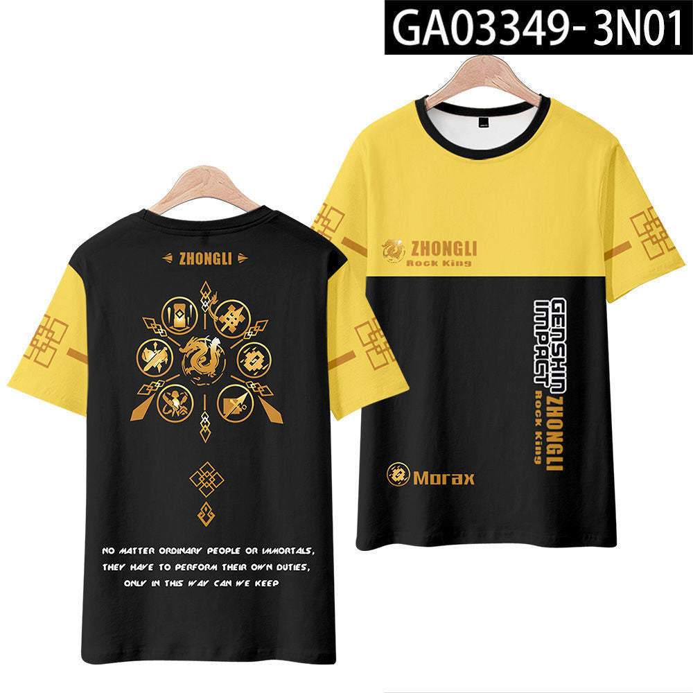 Genshin Impact 3d printed t shirt unisex t-shirt