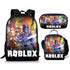 Roblox schoolbag lunch bag pencil case backpack set