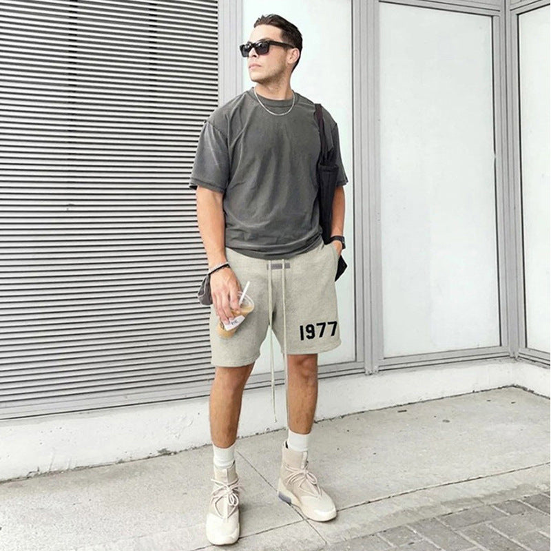 Fear Of God Essentials Season 7 Casual Loose Reflective Shorts Men Short Pants – Style Green black - product image 2