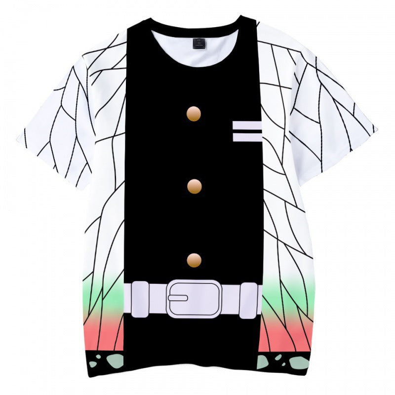 Kimetsu No Yaiba Demon Slayer Anime Print 3d T Shirt Unisex T-shirt
