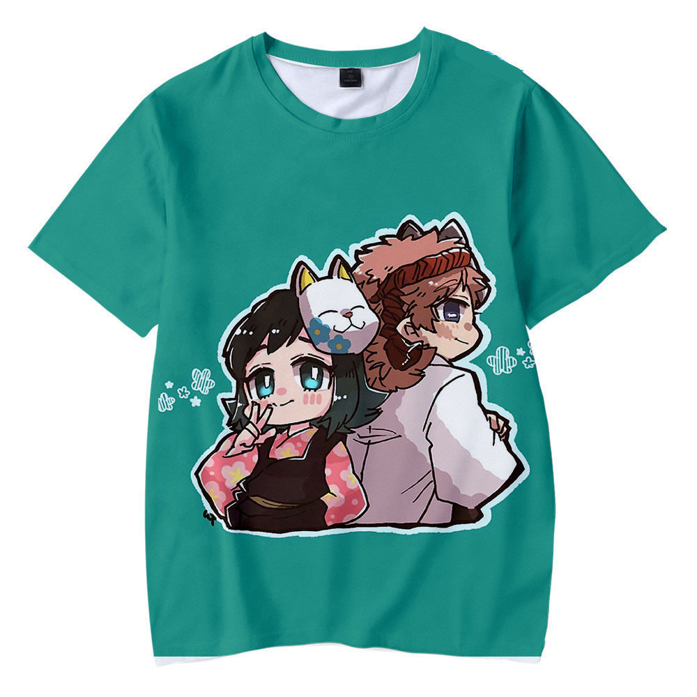 Kimetsu No Yaiba T Shirt Unisex Demon Slayer 3d Printed T-shirt