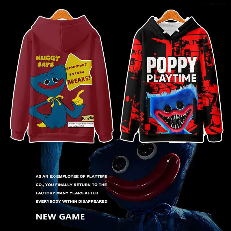 Poppy Playtime Printing Anime Sweater Fashion Pullover Hoodie