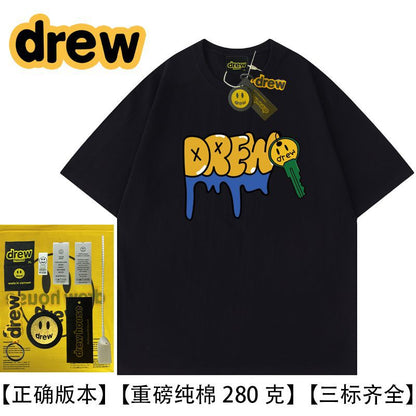 Drew Hussry Smiling Face Hip Hop T-Shirt - product image 6