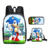 Sonic Schoolbag backpack lunch box pencil cases set